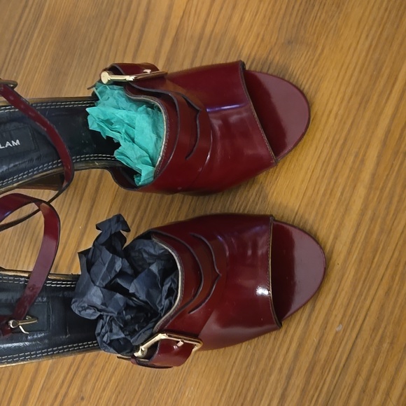 Derek Lam Patent Leather Peep Toe Oxfords - Picture 5 of 10